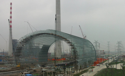 涿州发电厂球形网架